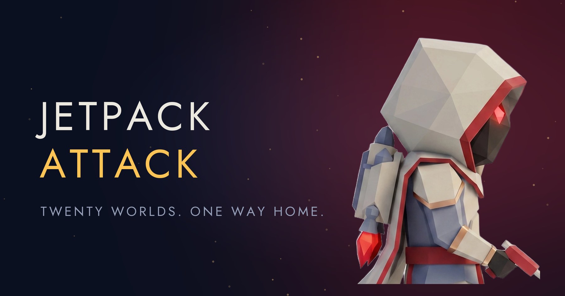 JETPACK ATTACK — the skyrunner Jett, hooded, jetpack lit