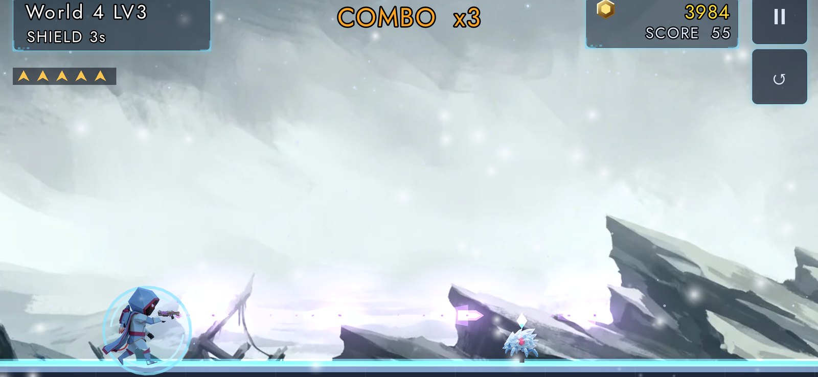 World 4, snow